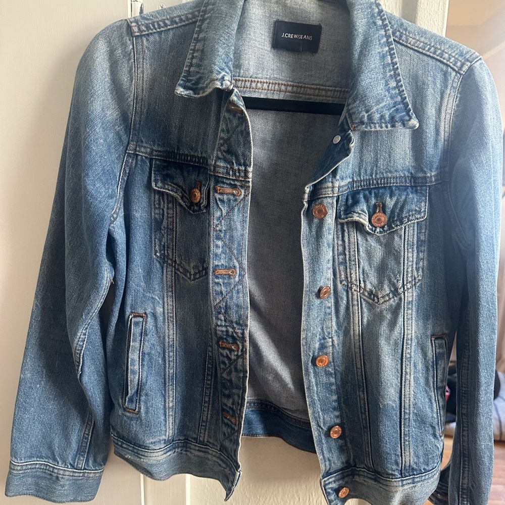 J Crew (not J Crew Factory) Jean jacket- nearly brand new!